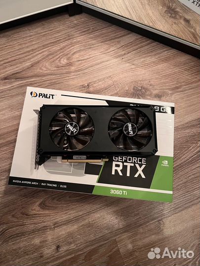 Palit rtx 3060 ti с коробкой