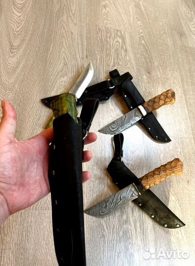 Нож кованный самодельный 110х18ш