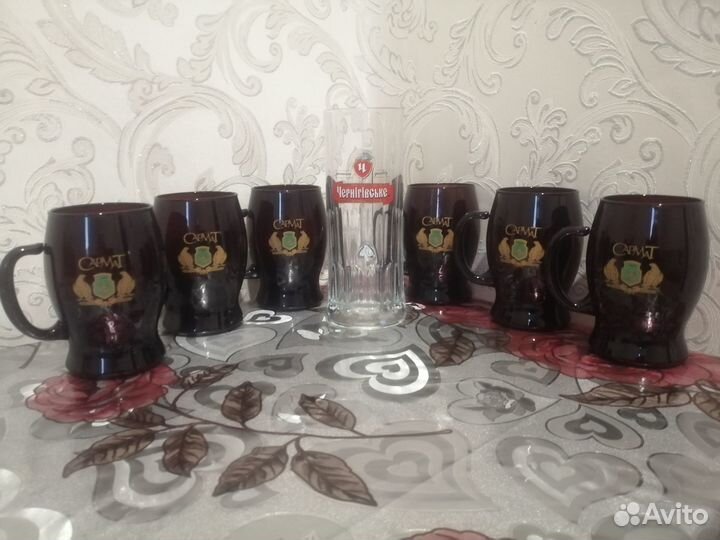 Пивные кружки, стаканы