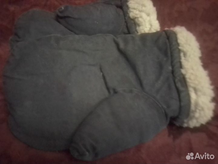 Рукавицы из овчины галицы