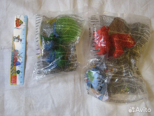 Happy meal. 2 игрушки в упаковке