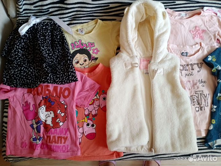Вещи пакетом на девочку 92-98 размер