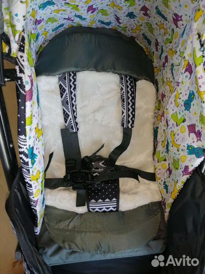 Коляска санки новые