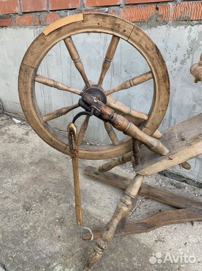 Прялка деревянная старинная
