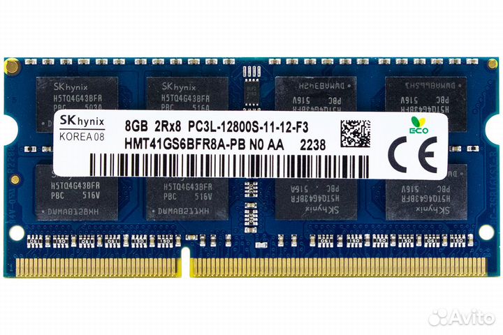 Новый sodimm DDR3L 8GB PC3L-12800S 1600мгц Hynix