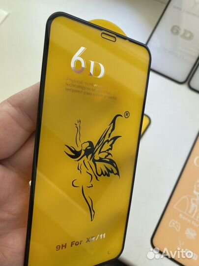 Защитное стекло 6 D iPhone XR/ 11