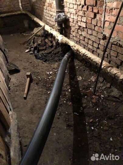 Бестраншейная замена труб(Канализации, выпуск)