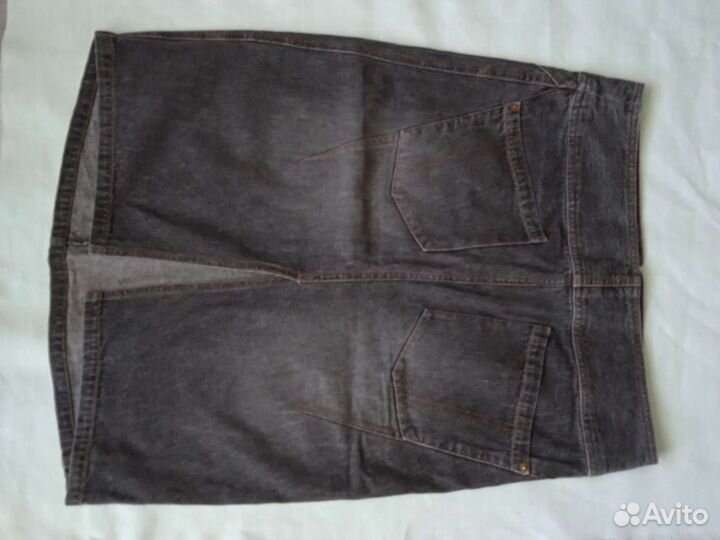 Джинсовая юбка длинная короткая levi strauss
