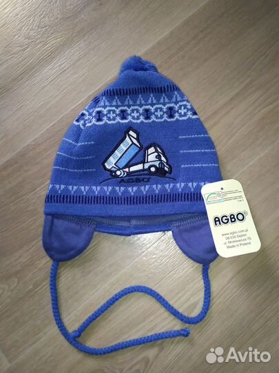 Шапки для мальчика осень-весна Польша 48-50р