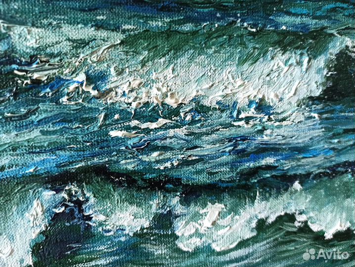 Картина маслом Море
