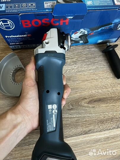 Аккумуляторная Ушм bosch GWS 18V-10 соло