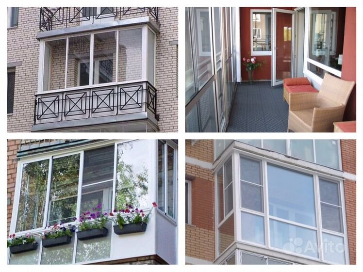 Примеры остекления балконов в панельных домах фото