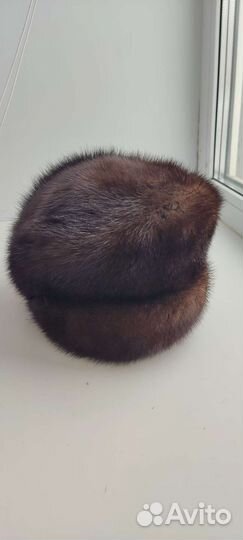 Шапка норковая б/у
