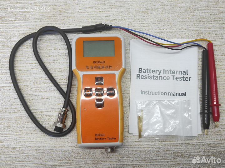 Тестер RC3563 для аккумуляторов и батарей