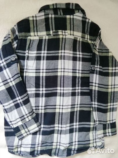 Рубашка фланелевая для мальчика, 7 лет