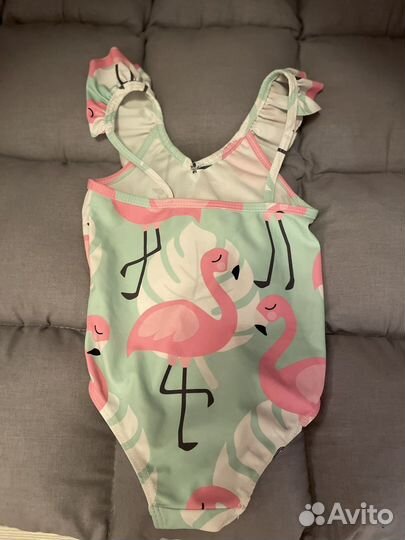 Слитный купальник для малышки 80 и 86