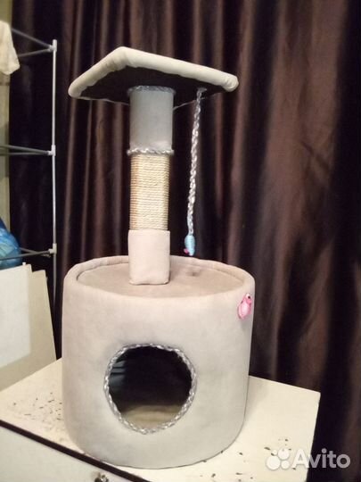 Домик для кошки с когтеточкой