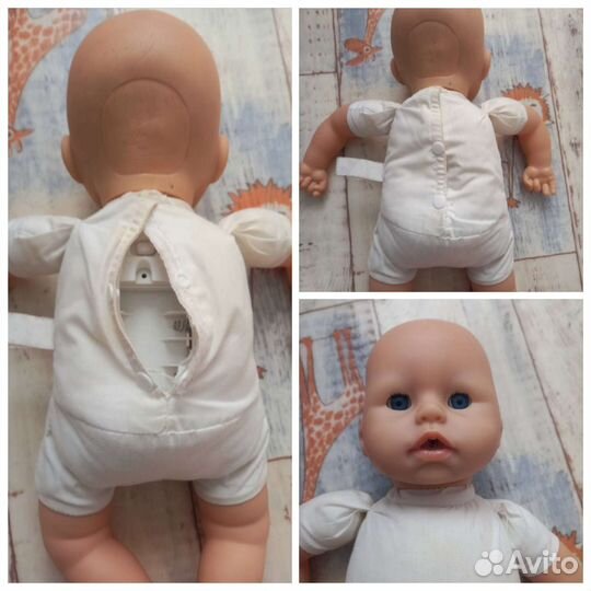 Baby annabell с ванночкой, автолюлькой и одеждой