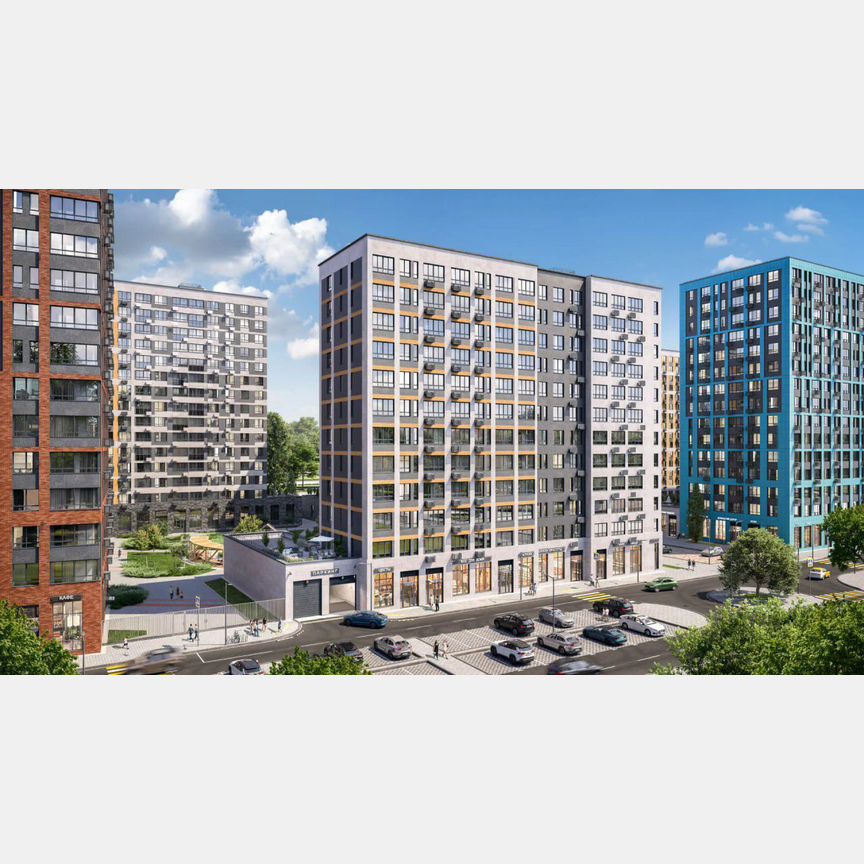 Квартира-студия, 21,3 м², 3/15 эт.