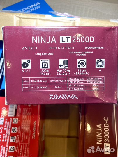 Катушка рыболовная daiwa ninja