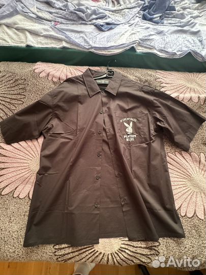 Рубашка Playboy x mlmr оверсайз оригинал