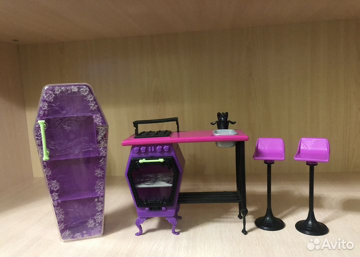 Мебель для кукол Кухня monster high барби