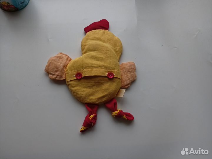 Мякиш игрушка с вишневыми косточками 23 см