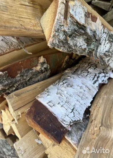 Дрова березовые колотые в мешках
