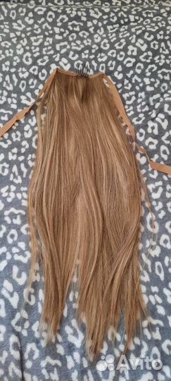 Хвост шиньон накладной 50 см на ленте