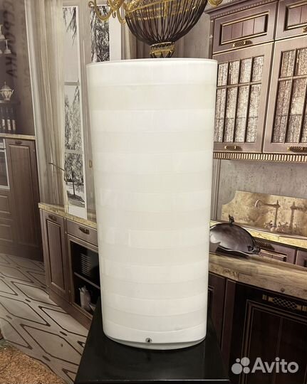 Ваза напольная стекло белая Икея