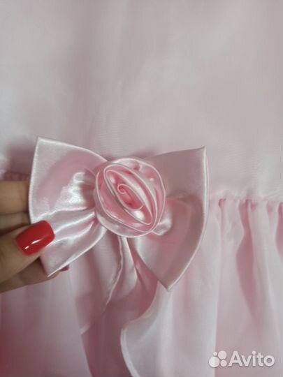 Нарядное платье для девочки 86 92