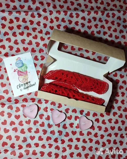 Салфетки-валентинки