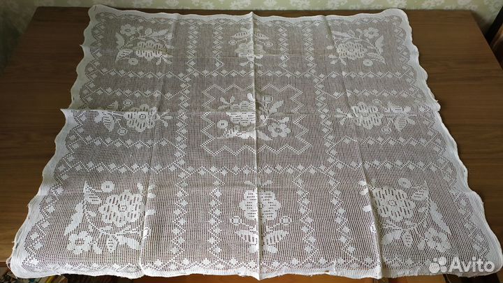 Шторы кружевные СССР скатерти салфетки