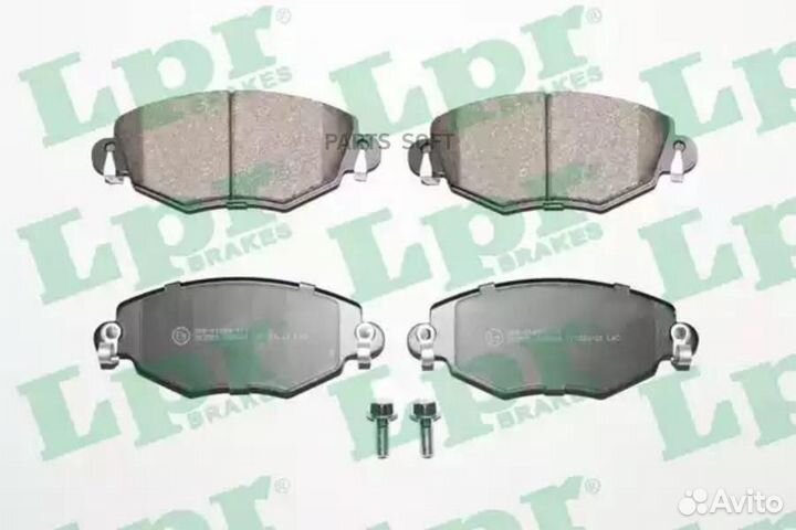 LPR 05P865 Колодки тормозные дисковые