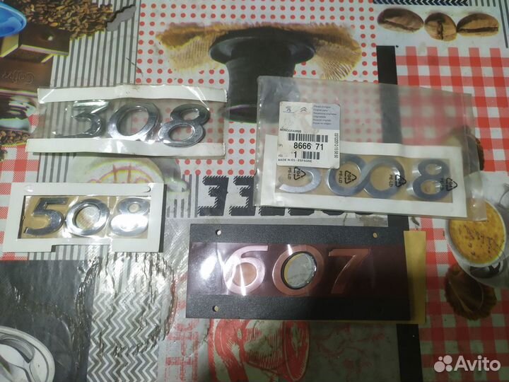 Peugeot 3008 508 607 308 надпись эмблема