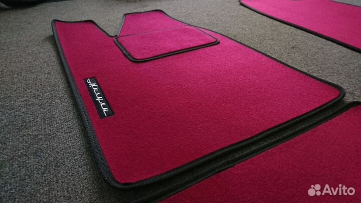 Ворсовые коврики в салон ваз 2107