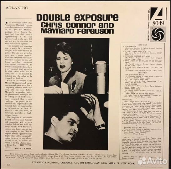 Chris Connor And Maynard Fergusson - Double (1961)