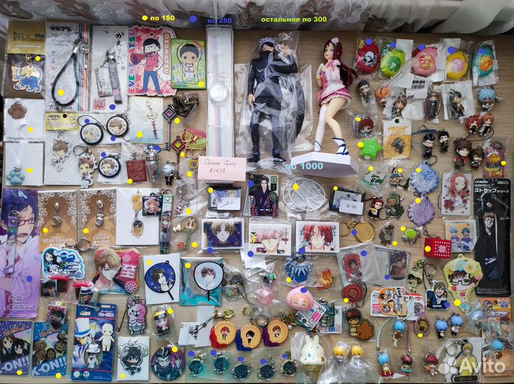 Объёмные аниме брелки