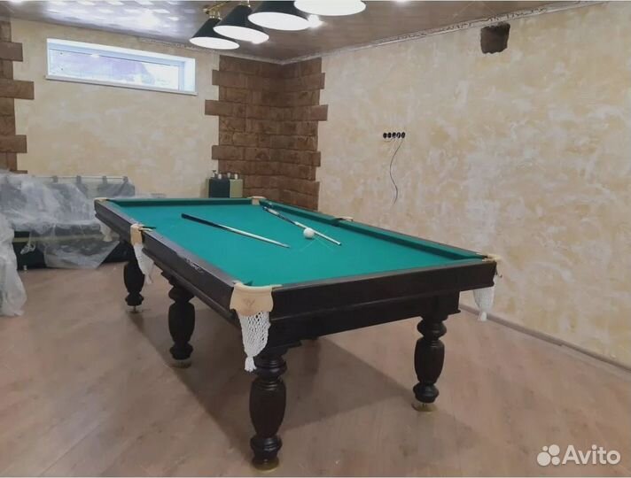 Бильярдный стол Домашний Люкс 10фт на камне