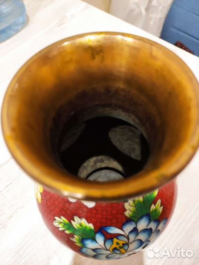 Ваза клуазоне старый Китай