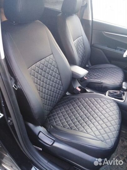 Авточехлы Ромб на Kia Rio 4 2017+