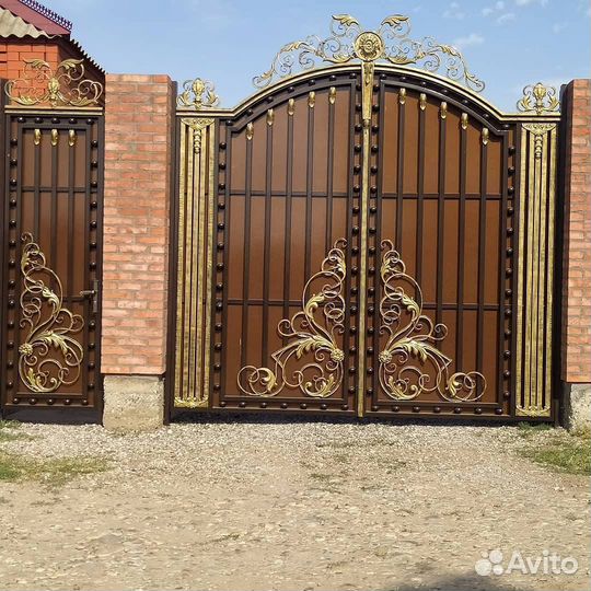 Ворота кованые