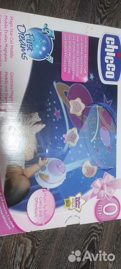 Музыкальный мобиль chicco с проекцией