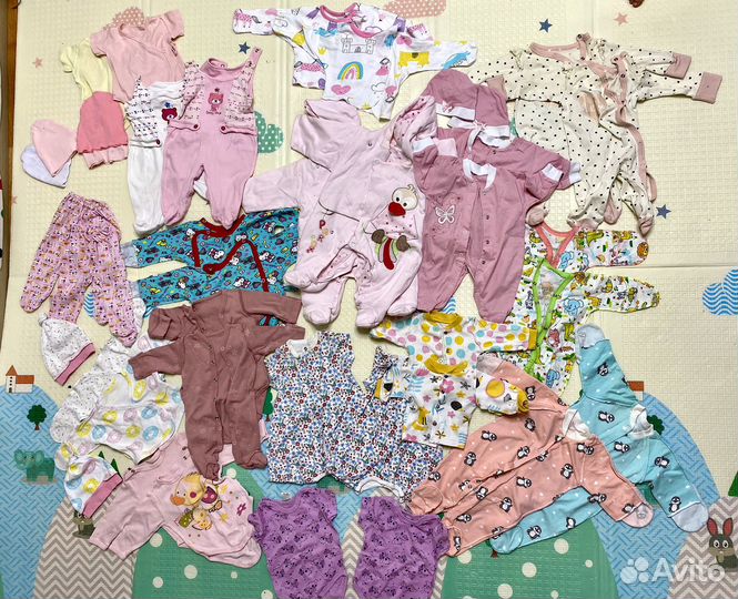 Пакет вещей для двойни р.56-62