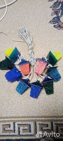 Гирлянда СССР фонарики, Ленинград 70х