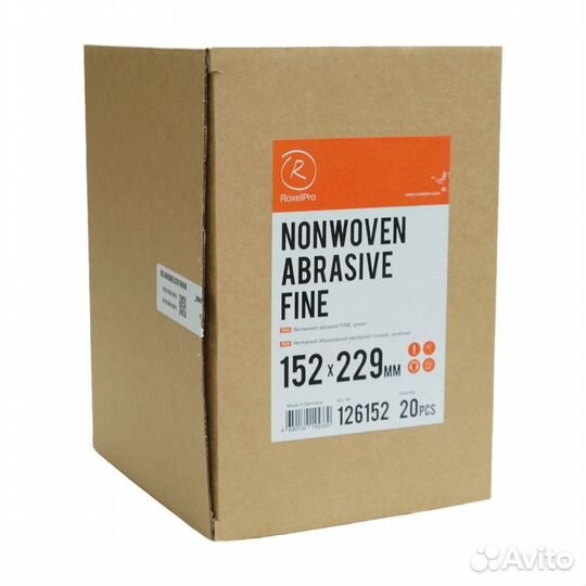RoxelPro шлифовальный войлок, лист 152 х 229 х 10