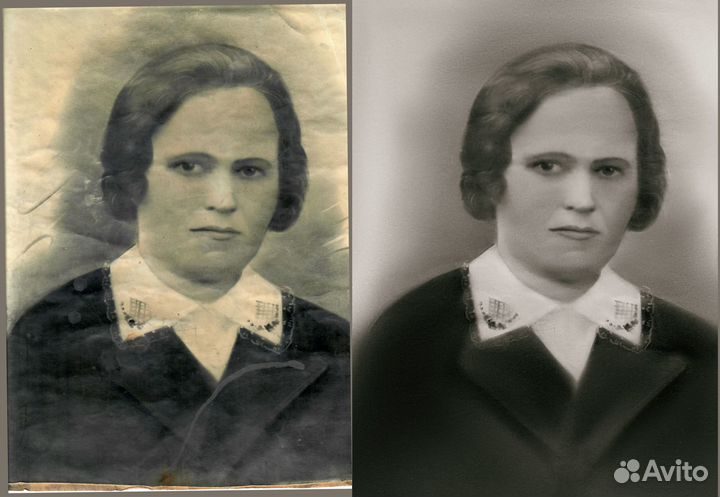 Восстановление старых фотографий вручную