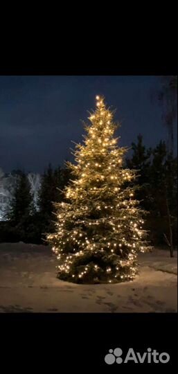 Гирлянда уличная нить 40м (катушка)