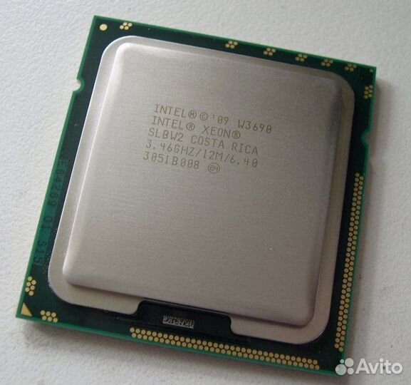 Intel Xeon W3690 3.46 GHz 6 ядер