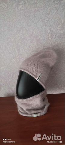 Шапка и снуд из пуха норки